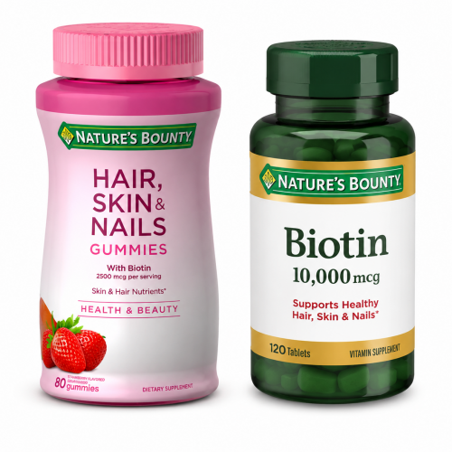HAIR, SKIN & NAILS GUMMIES + BIOTIN 10,000 mcg