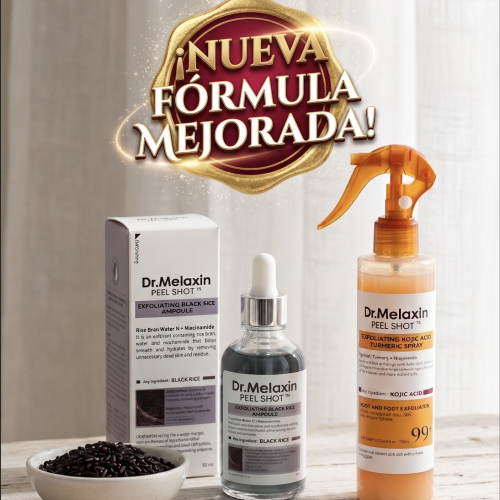 KIT MELAXIN (Aclarante + Exfoliante arroz)