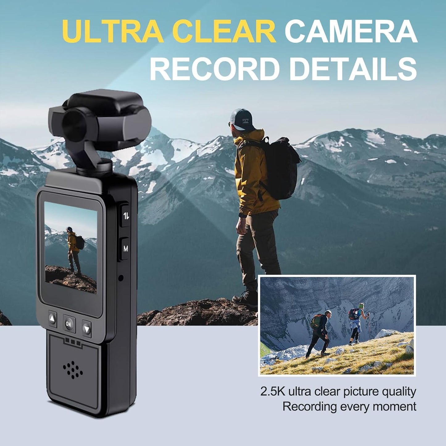 Camara de Accion 4K Portatil