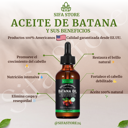 ACEITE DE BATANA - FORMULA MEJORADA 100% NATURAL