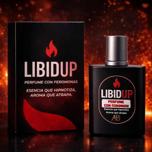PERFUME VIRAL CON FEROMONAS LIBIDUP (HOMBRE)